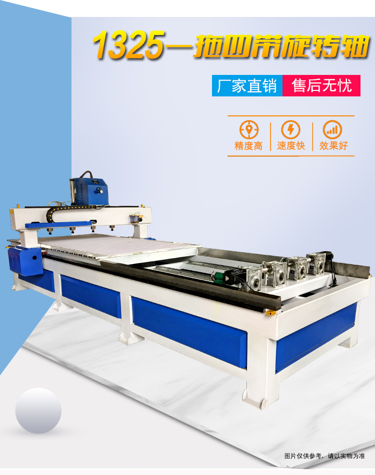 1325一拖四帶旋轉(zhuǎn)軸木工雕刻機(jī)(圖1) 1325一拖四帶旋轉(zhuǎn)軸木工雕刻機(jī)(圖1)